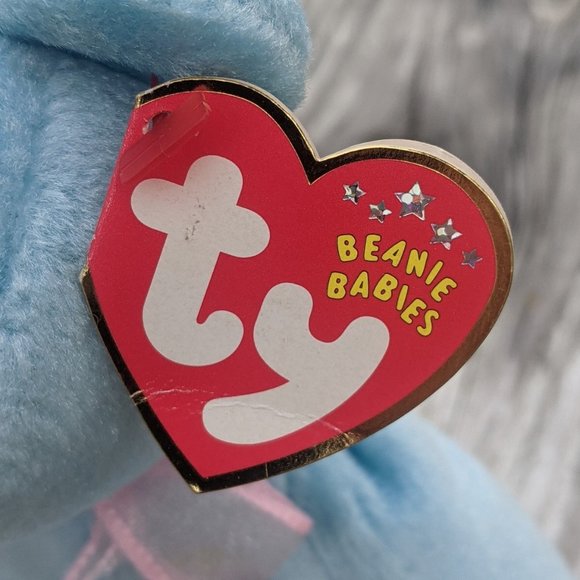 Ty Easter Egg Beanie Baby and Butterfly Easter Pooh Bear Vintage Bundle Set of 2 - Picture 4 of 12